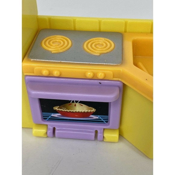 Fisher Price Kitchen Unit Fridge Stove Sink My First Dollhouse - Picture 4 of 10